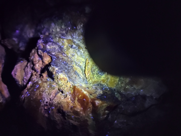 Так же в ультрафиолетовой подсветке.