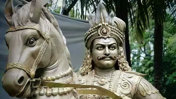 Индийский легендарный царь Шаливахана, день гибели которого и есть точка отсчета индийского календаря