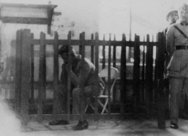 Шафик Адас во время судебного процессаGhetto Fighters House