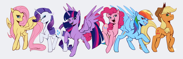  My Little Pony, Applejack, Rarity, Fluttershy, Twilight Sparkle, Pinkie Pie, Rainbow Dash
