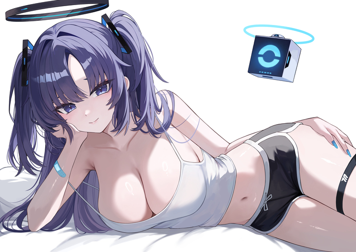 Hayase Yuuka #016 , Anime Art, Blue Archive, Hayase Yuuka, , , , , ,  , , 
