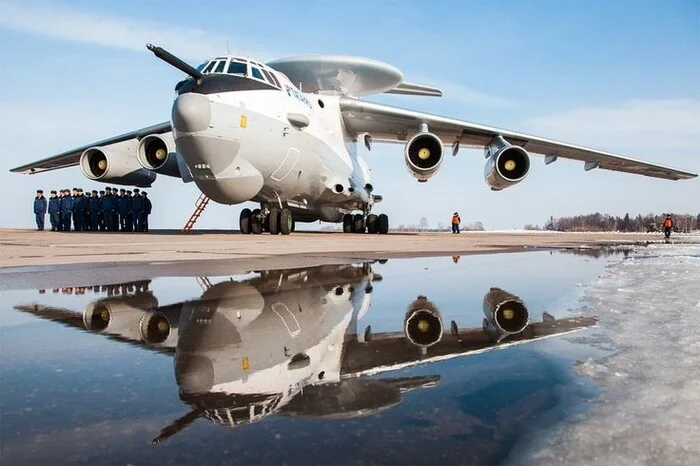 AWACS aircraft A-50/A-50U - A-50U, Drlo, Military equipment, Aviation, Vks, the USSR, Russia, War, Longpost, Politics
