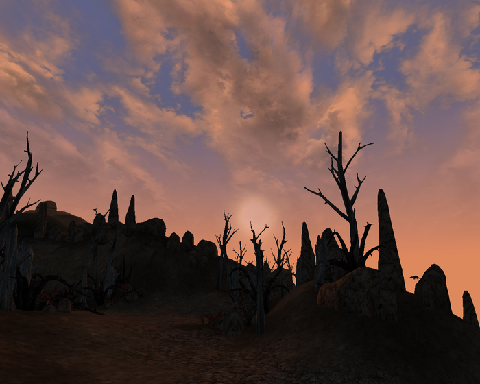 Закатное солнце над Эшлендом