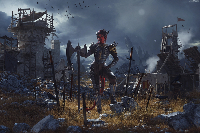 Karlach | Baldurs Gate 3 , Karlach (Baldurs Gate 3), Baldurs Gate 3, Larian Studios,  , ,  (), 