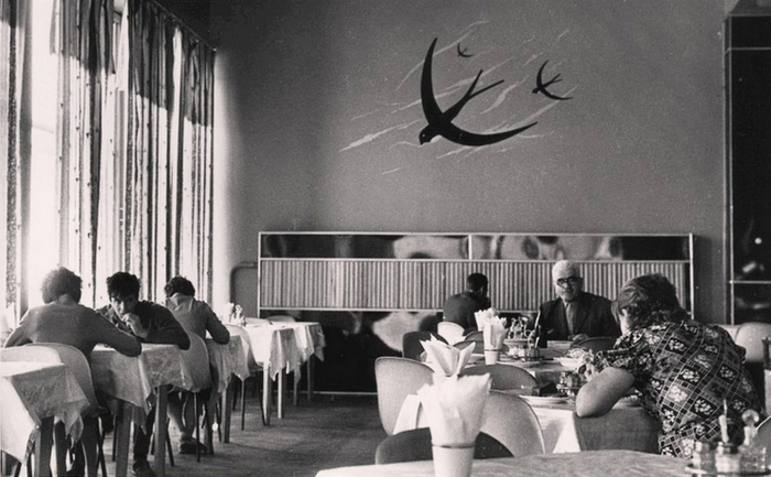 Кафе Ласточка. Ленинград, 1963 (примерно)