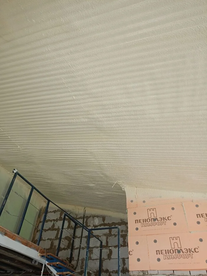 Profiled sheet with PPU insulation - thermal insulation of a roof made of closed-cell profiled sheet - My, Profiled sheet, Warming, Short post, Polyurethane foam, Building, Production