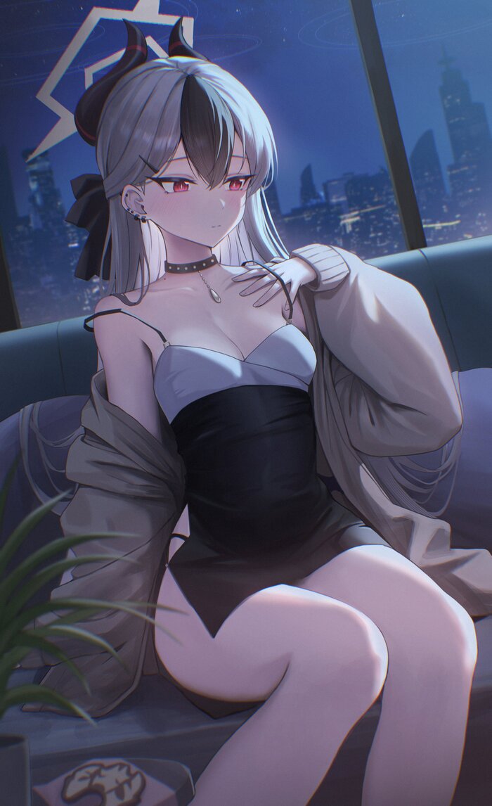   , Anime Art, , , Blue Archive, Onikata Kayoko,   ,  ,  