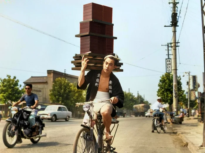 Любопытные фотографии из прошлого стран Азии. 20 раскрашенных фотографий ХХ века. Часть IV Старое фото, Историческое фото, 20 век, Фотография, Азия, Китай, Япония, Таиланд, Вьетнам, Колоризация, Длиннопост