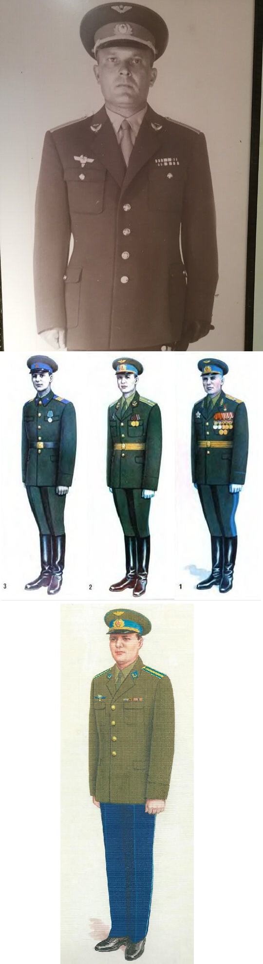 Черновые варианты униформы пошитые чехами...