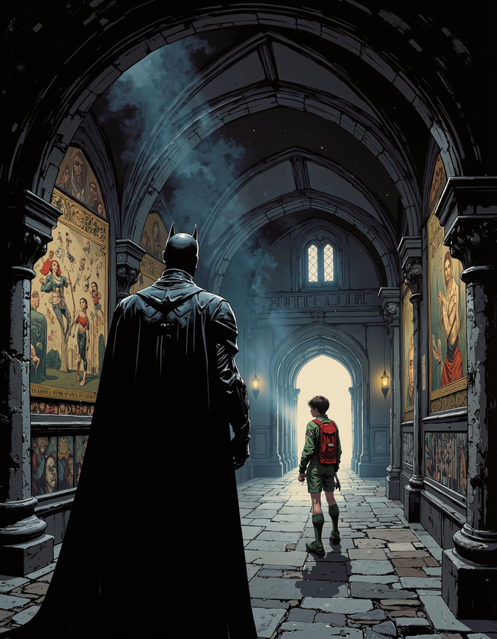 There's a bat in the castle