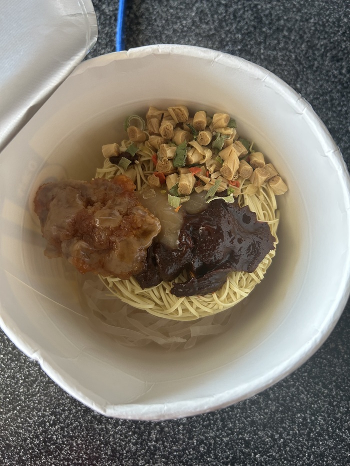 Испытуемый перед залитием кипятка