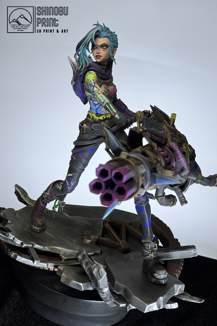  , ,  , 3D , 3D , Jinx, League of Legends, , , 