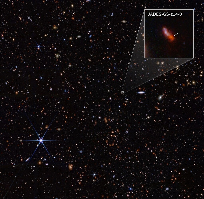 Астрономы обнаружили кислород в самой далёкой на сегодняшний день галактике!