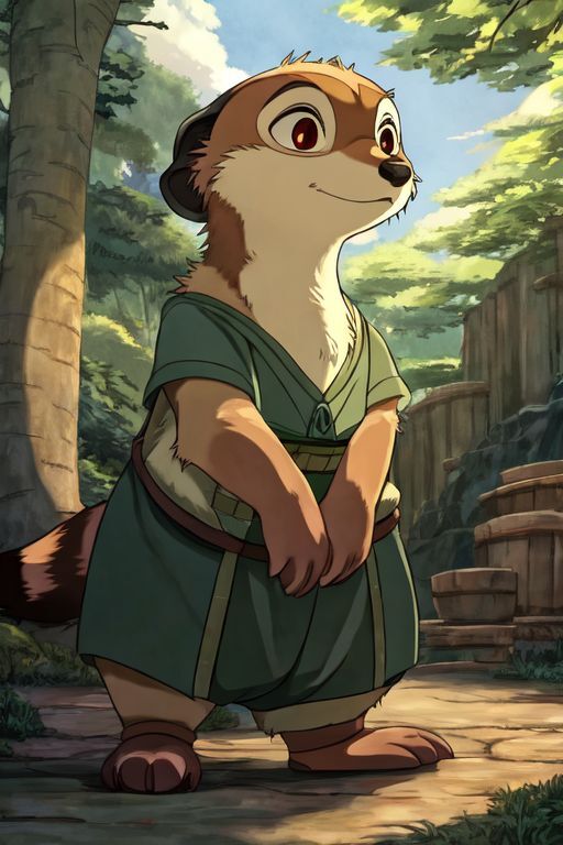    Wolfmks #1053 ,  , Furry Art, Furry meerkat, 