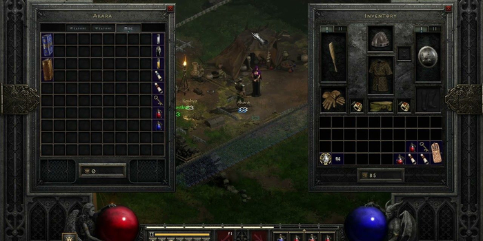 Из инвентаря пропали предметы в Diablo II: Resurrected