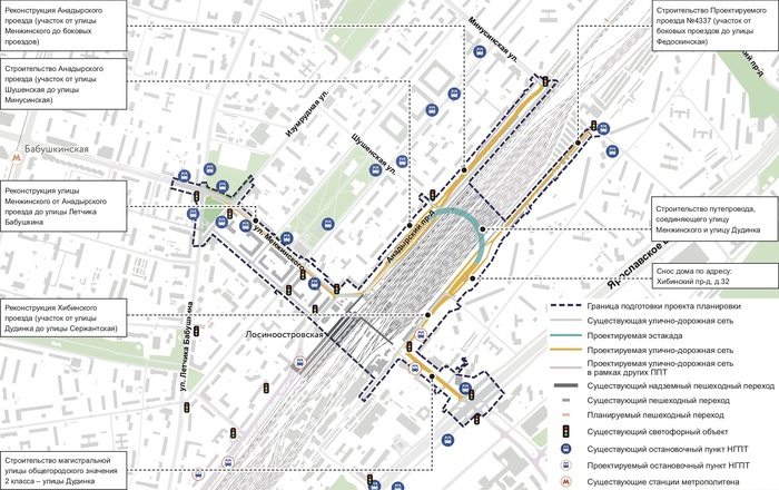 Студенты проверили как улицы Менжинского и Дудинки, в Москве, соединит дугообразный путепровод