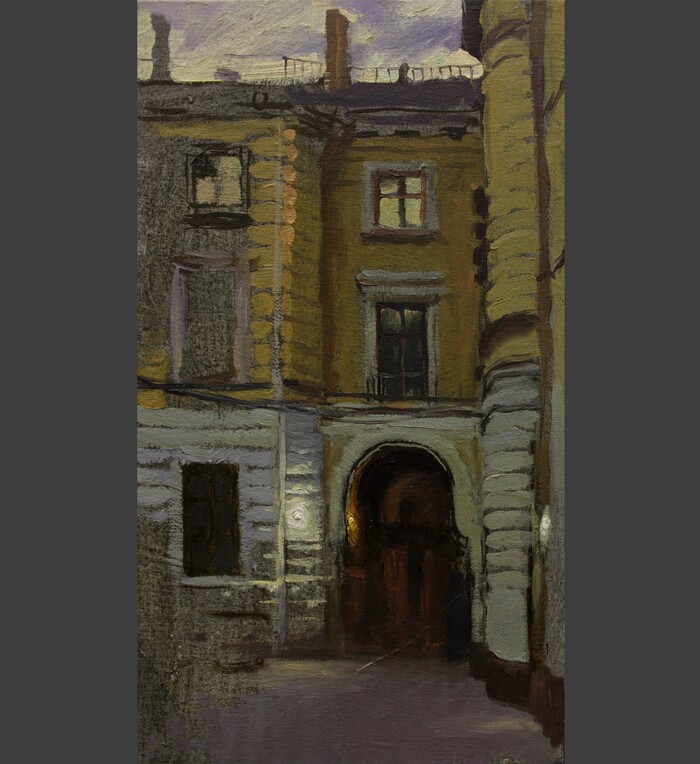 Двор на Миллионной улице.