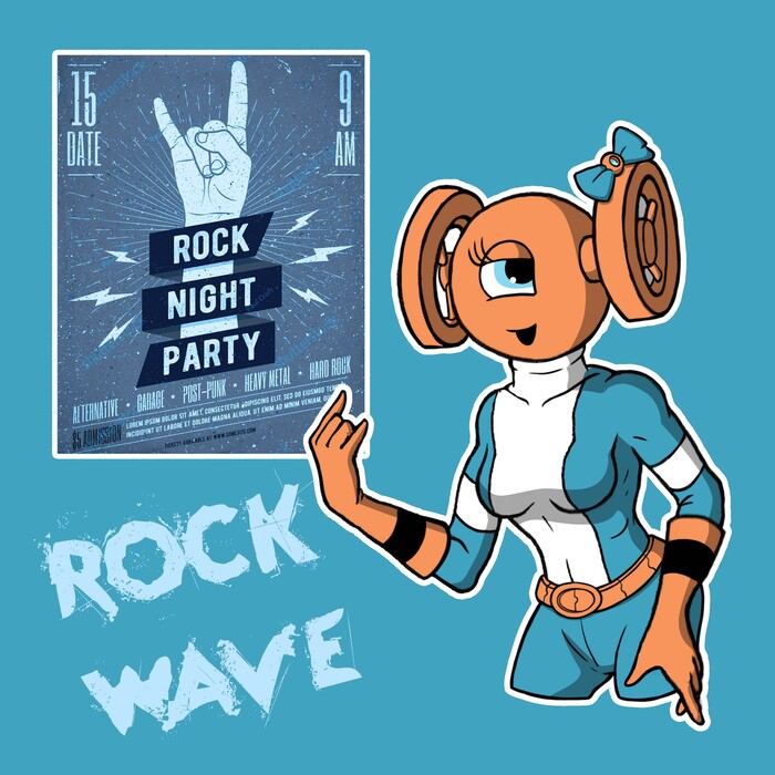 Rock Wave Original Character,  ,  ,  , 