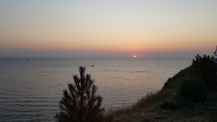 Морской закат