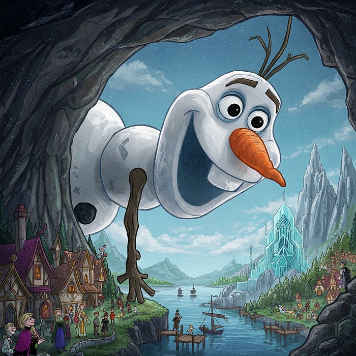 Hello. I'm Olaf  , Walt Disney Company,  