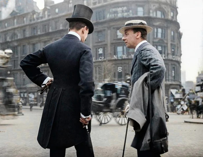 Любопытные фотографии из прошлого Великобритании. 20 раскрашенных фотографий ХХ века. Часть XVII 20 век, Историческое фото, Старое фото, Великобритания, Англия, Лондон, Фотография, Колоризация, Длиннопост