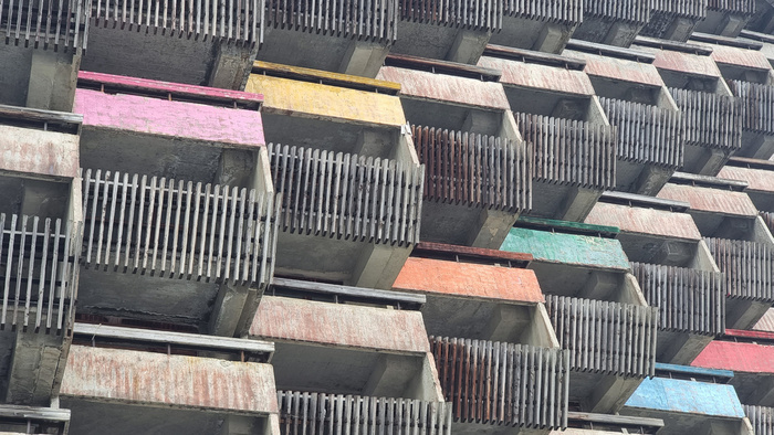 Советский модернизм: балконы в виде кабинок канатной дороги