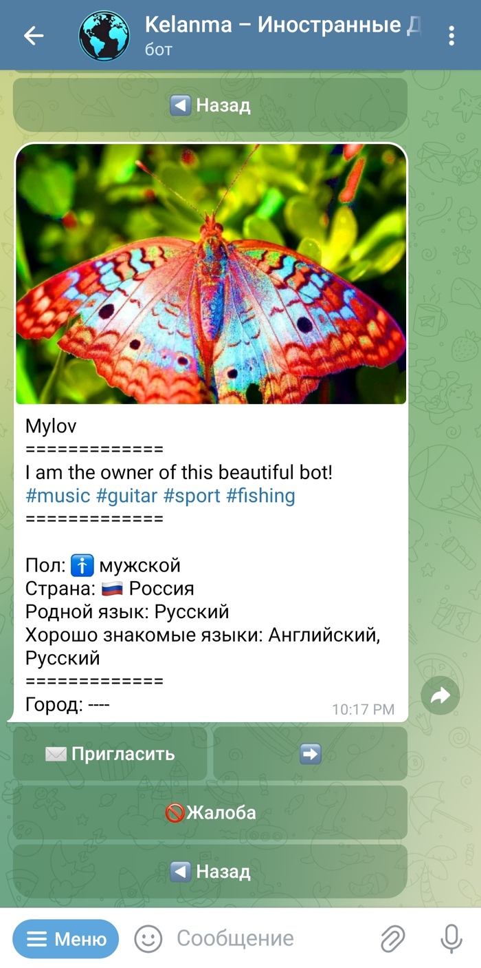 Так выглядит профиль в ленте поиска