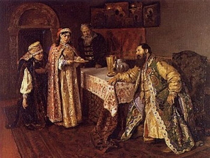 Русская семья "домостроевской эпохи"