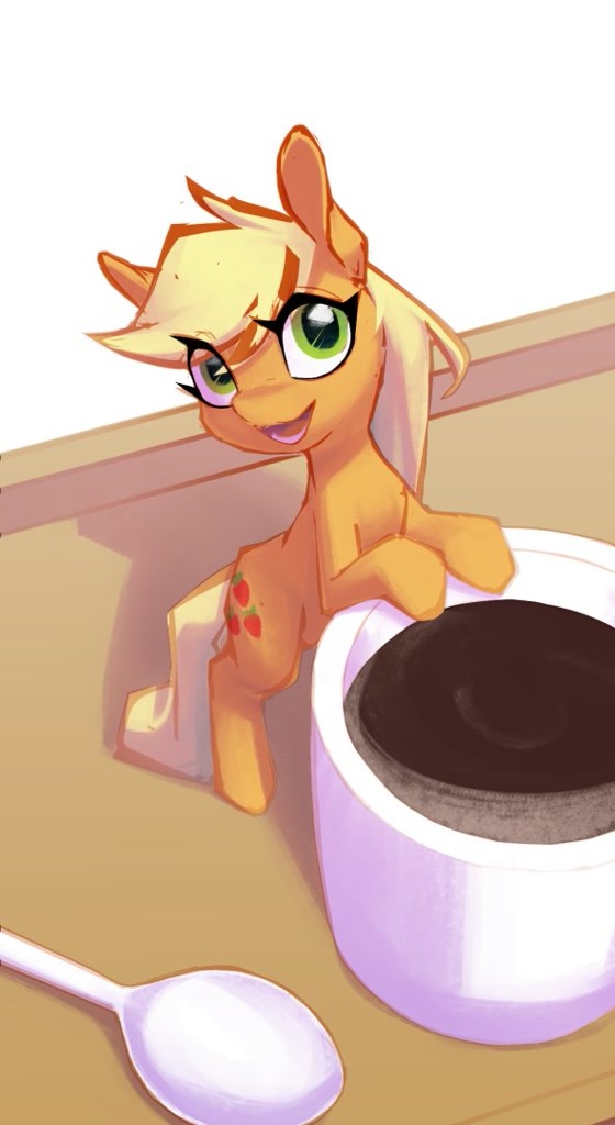   My Little Pony, Ponyart, Applejack, Senaelik