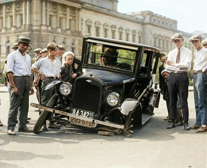 Подборка интересных и необычных фотографий из США. 20 раскрашенных фотографий ХХ века. Часть XIX Историческое фото, Старое фото, 20 век, США, Фотография, Колоризация, Длиннопост
