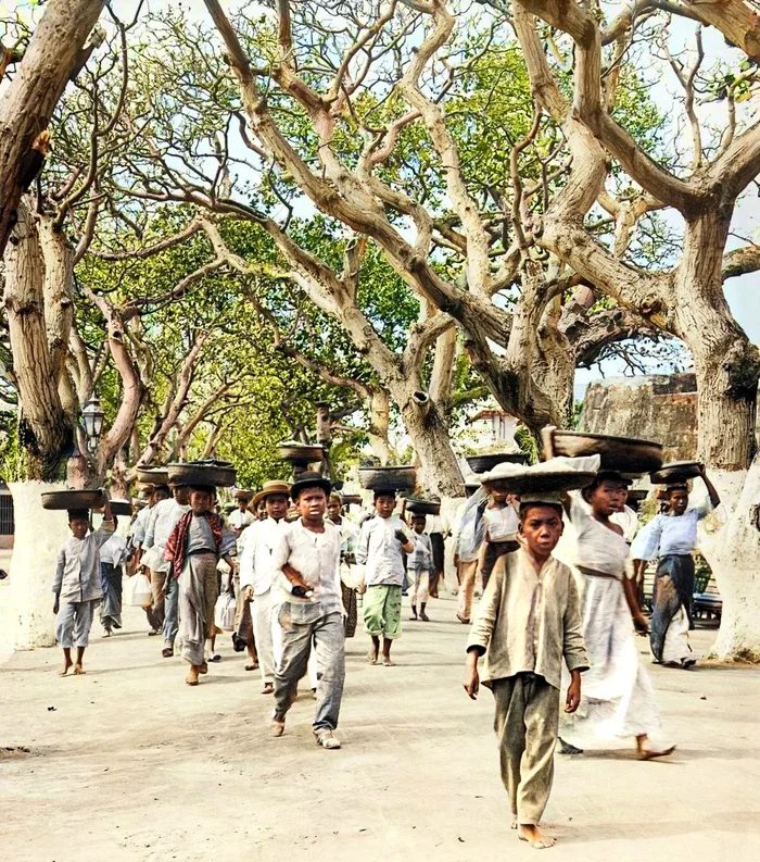 Необычные и интересные снимки из разных стран мира, сделанные в XX веке. 20 раскрашенных фотографий. Часть VI 20 век, Историческое фото, Старое фото, Фотография, Мир, Страны, Колоризация, Длиннопост