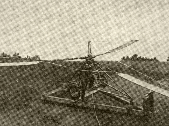 Электровертолет Иосифьяна 1937 года.