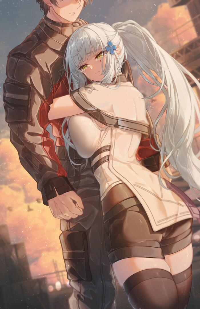 Klukai  Commander , Anime Art, Girls Frontline, , ,  , , , Commander, Klukai