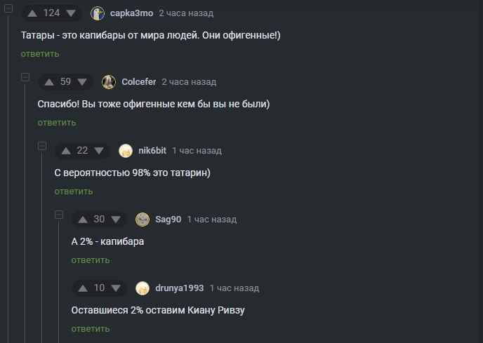Все татары... капибары)