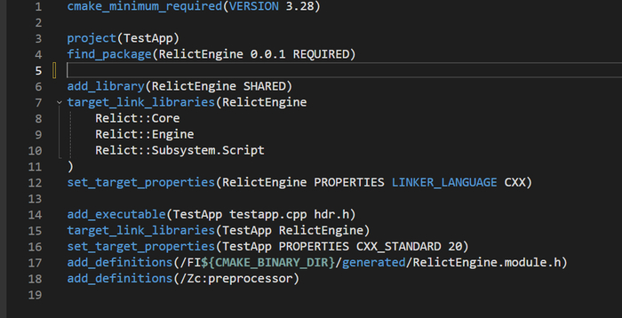 Пример сборки приложения(игры) с dll движком