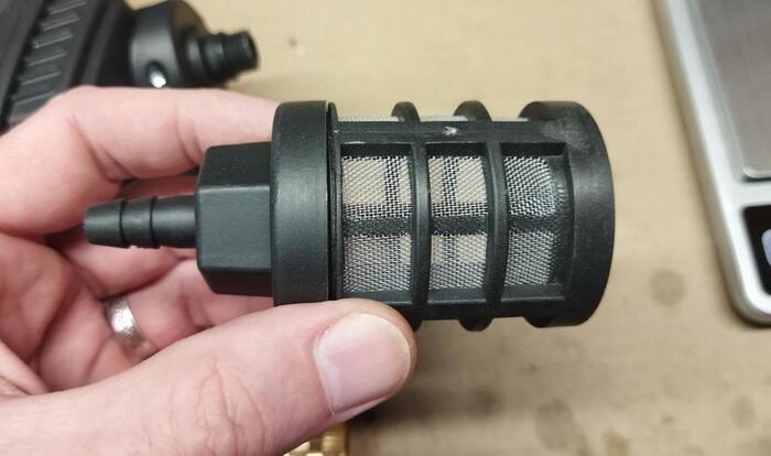 Фильтр от Китайская Минимойка высокого давления на АКБ. Обзор от INGF