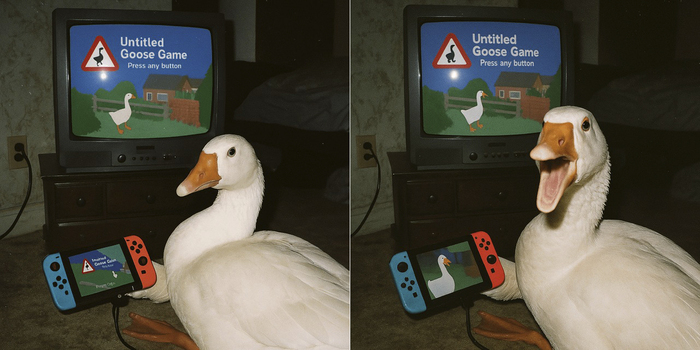 ��� ����� ���� � Untitled Goose Game.