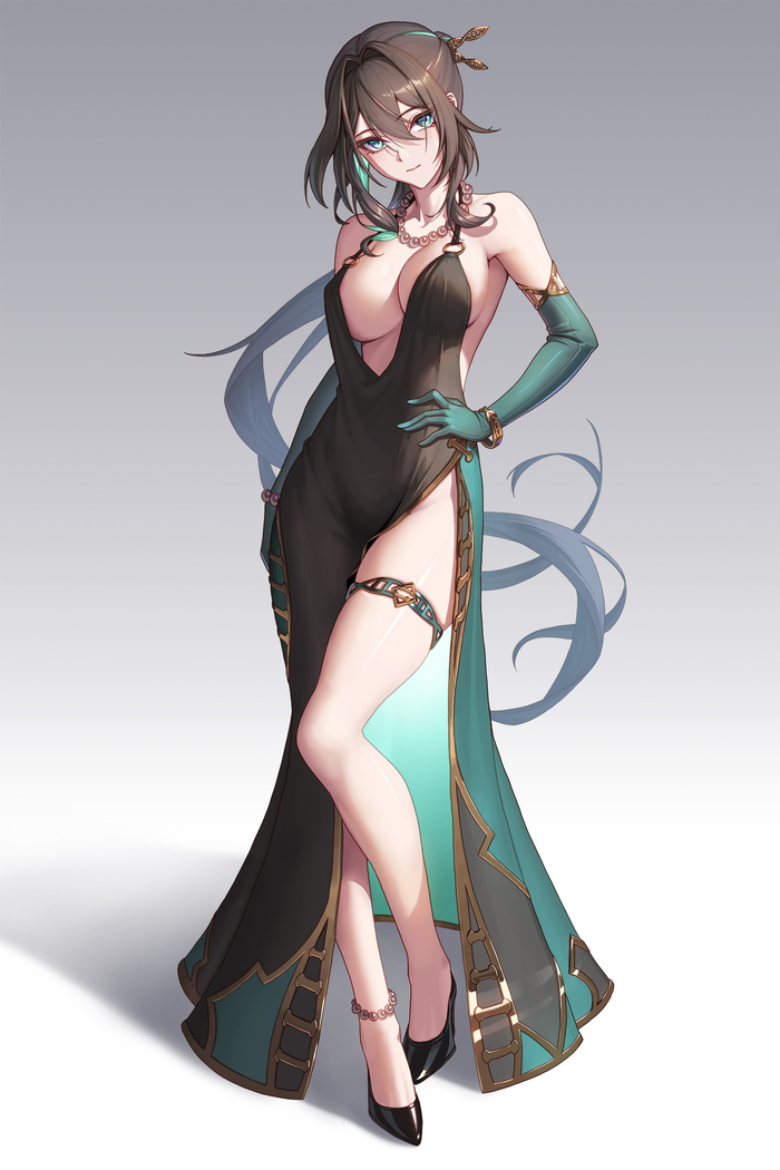 Ruan Mei Anime Art, Honkai: Star Rail, Ruan Mei (Honkai: Star Rail)