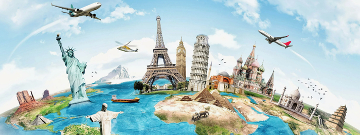 Путешествия по миру.