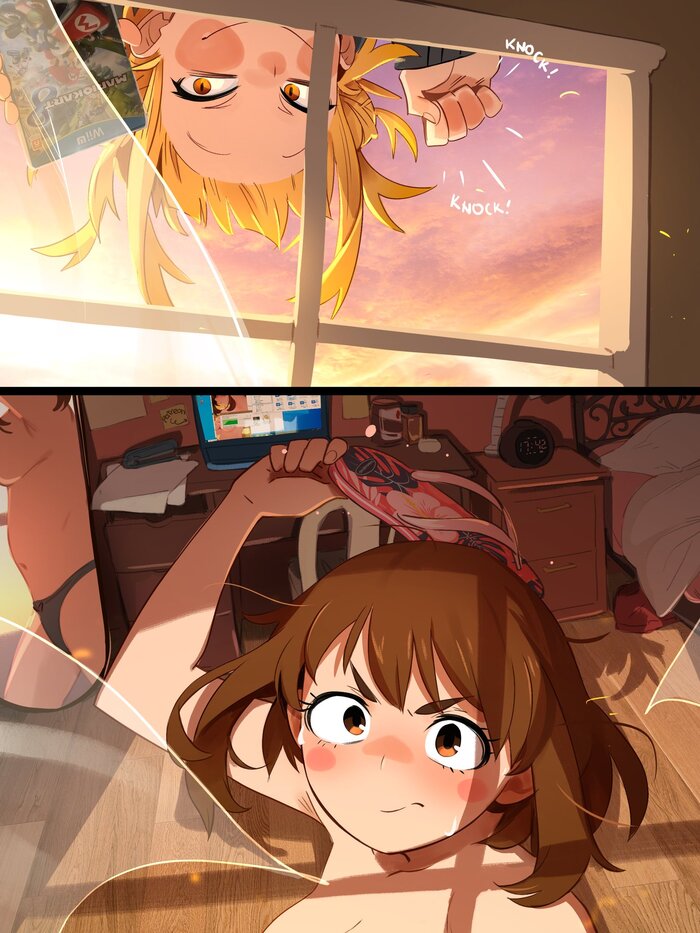 Boku no Hero Academia | Toga Himiko & Ochako Uraraka , , Anime Art, Toga Himiko, Uraraka Ochako, Boku no Hero Academia, Khyleri, Twitter ()