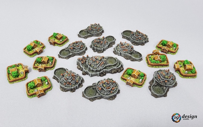 Иниш, хижины