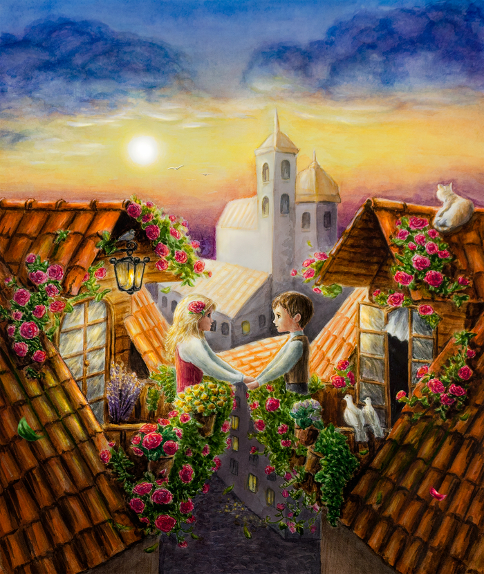 Иллюстрация к снежной королеве2