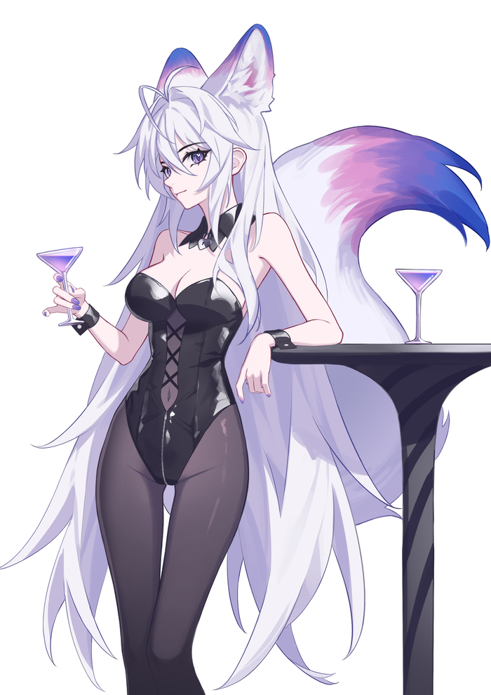  Anime Art, , Kirby D a, Original Character, , Animal Ears, , Bunnysuit