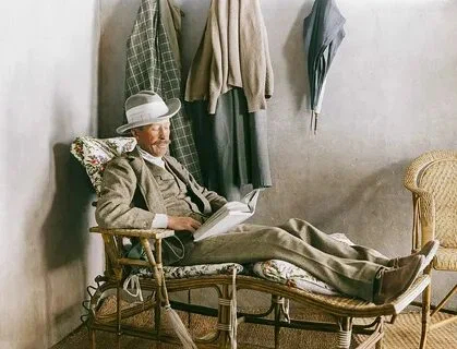 Одна из самых знаменитых фотографий Карнарвона