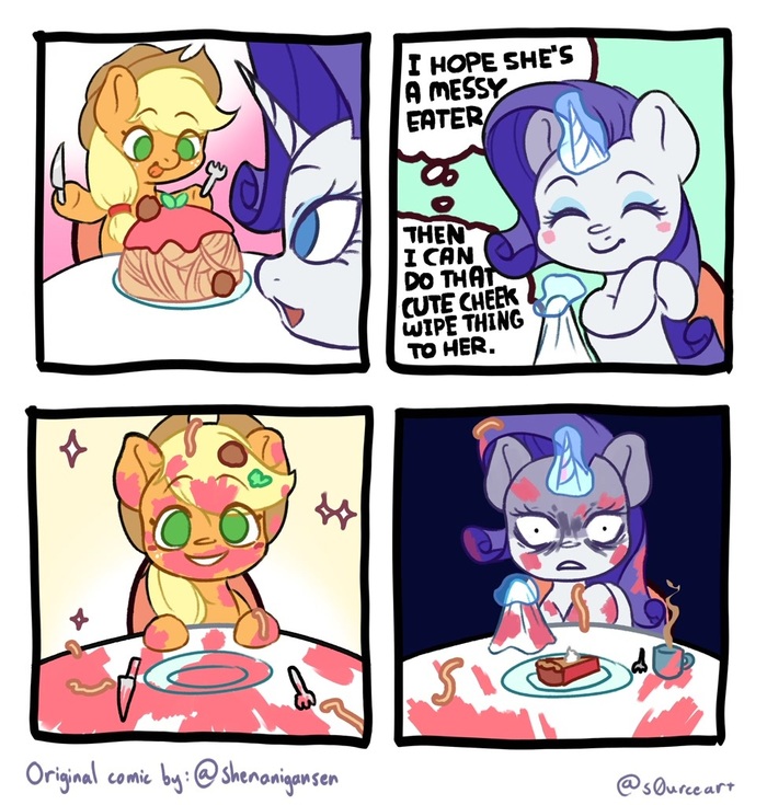   My Little Pony, Applejack, Rarity