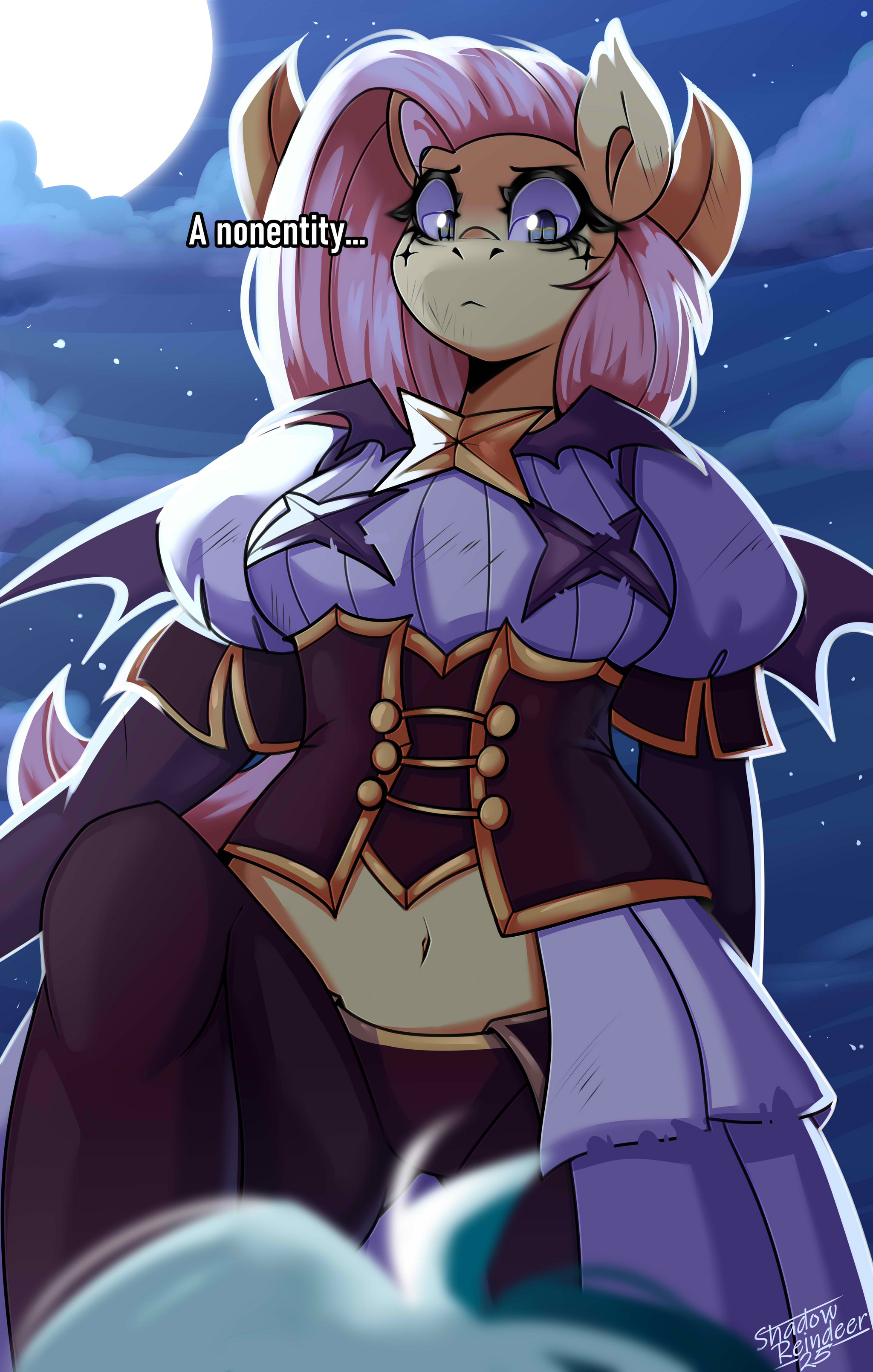A bag - My little pony, Flutterbat, Shadowreindeer, Anthro, MLP crossover, Mahou Shoujo ni akogarete