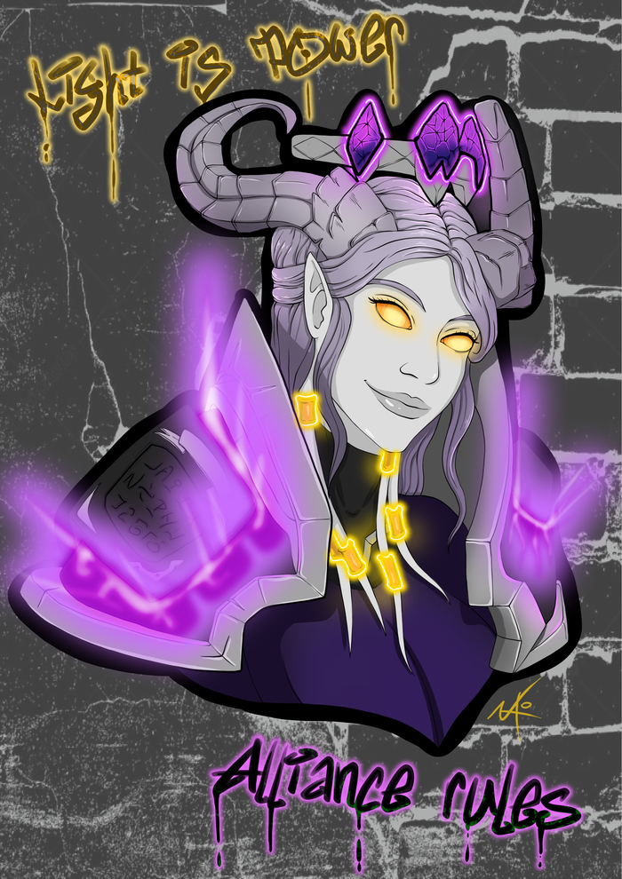 Рисовала в подарок персонажа согильдейца