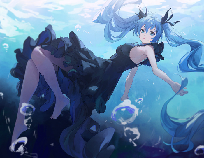 Hatsune Miku #261 , Anime Art, Hatsune Miku, ,  , ,  , , , Sideboob