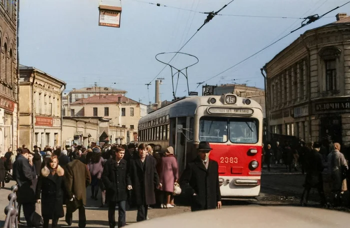 Жизнь Советской Москвы в 60-е годы. 20 раскрашенных фотографий. Часть 4 20 век, Историческое фото, Старое фото, Фотография, Москва, Столица, 60-е, История города, Колоризация, Длиннопост