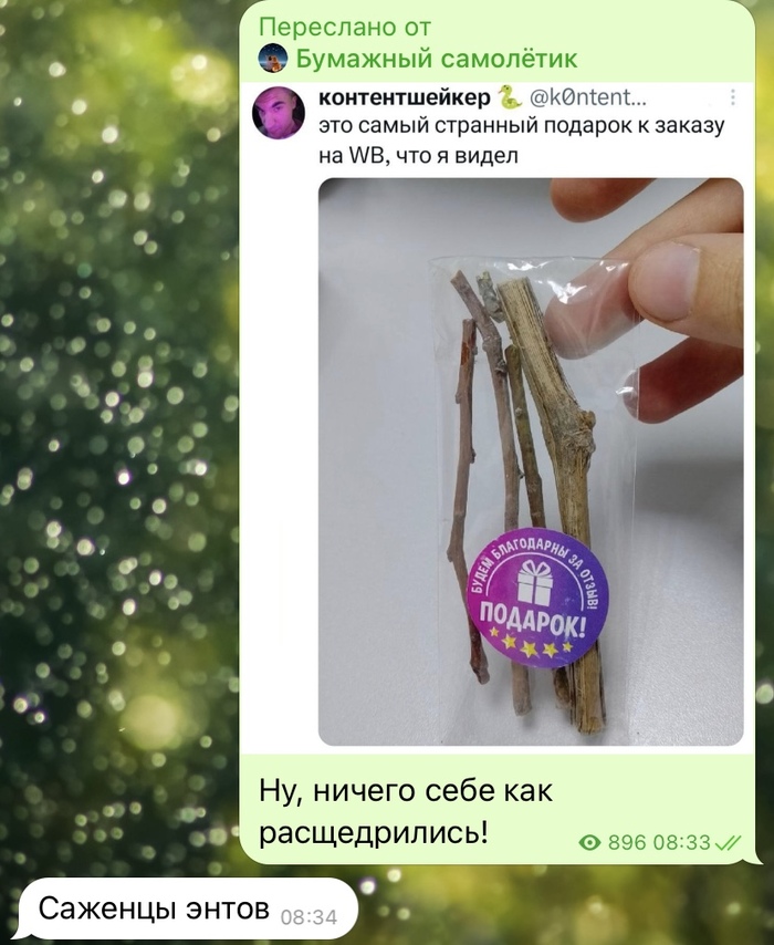 Ответ на пост «Ветка»